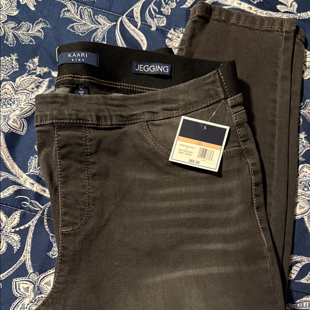 Kaari Blue Jeggings in Charcoal